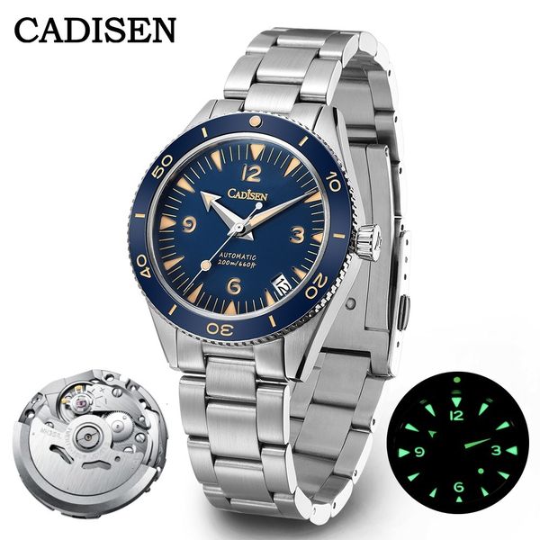 other watches cadisen 38mm men automatic mechanical brand sapphire stainless steel c3 luminous 200m waterproof reloj hombre 230714, Slivery;black
other watches cadisen 38mm men automatic mechanical brand sapphire stainless steel c3 luminous 200m waterproof reloj hombre 230714, Slivery;black