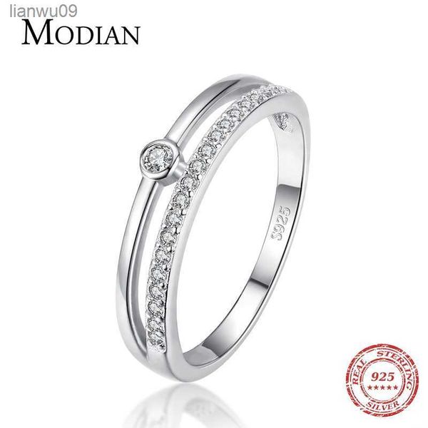 modian real 925 sterling silver line fashion clear cz rings for women luxury jewelry 2021 wedding accessories gift with box l230704, Golden;silver
modian real 925 sterling silver line fashion clear cz rings for women luxury jewelry 2021 wedding accessories gift with box l230704, Golden;silver