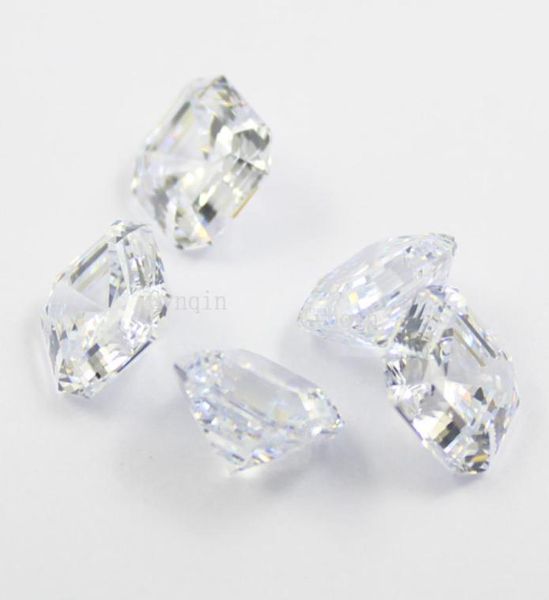 10pcslot 85mmx85mm cubic zirconia simulated diamond asscher cut loose gem stones9823695, Black 
10pcslot 85mmx85mm cubic zirconia simulated diamond asscher cut loose gem stones9823695, Black