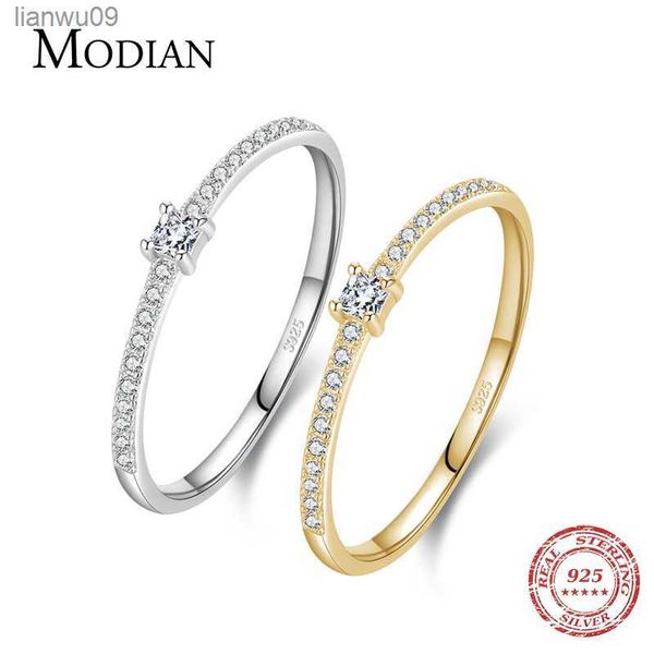 modian 2021 real 925 sterling silver simple square clear cz charm gold color finger rings for women wedding engagement jewelry l230704, Golden;silver
modian 2021 real 925 sterling silver simple square clear cz charm gold color finger rings for women wedding engagement jewelry l230704, Golden;silver