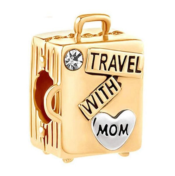 western fashion and creative whole s925 sterling silver diy charm beaded jewelry accessories love mother suitcase big hole3568685, Black
western fashion and creative whole s925 sterling silver diy charm beaded jewelry accessories love mother suitcase big hole3568685, Black