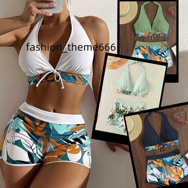 women's swimwear jsn9203971 wholesale fitness swimwear bikini 2-piece set sports bra boxer shorts classic printed beachwear women swims, White;black
women's swimwear jsn9203971 wholesale fitness swimwear bikini 2-piece set sports bra boxer shorts classic printed beachwear women swims, White;black
