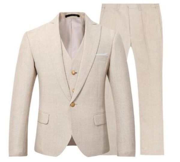 customize design light beige men wedding tuxedos groom tuxedos peak lapel one button men dinnerdarty dressjacketpantstievest4131355, Black;gray
customize design light beige men wedding tuxedos groom tuxedos peak lapel one button men dinnerdarty dressjacketpantstievest4131355, Black;gray