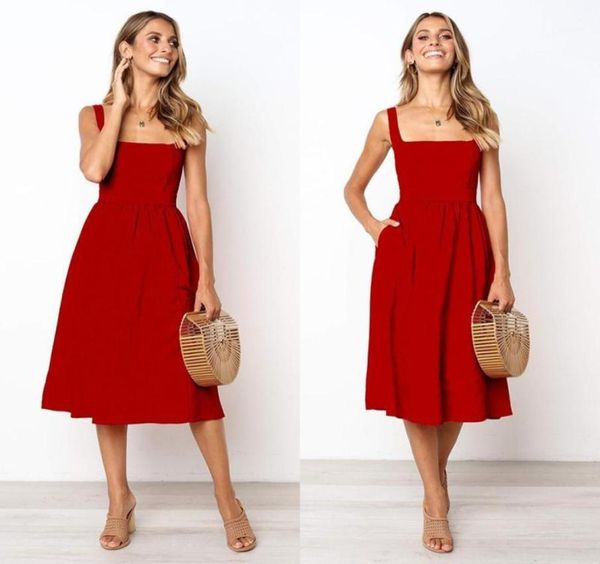 new women039s holiday strap aline sleeveless backless dress ladies summer beach midi swing party sun dress midcalf solid dres2293784, Black;gray
new women039s holiday strap aline sleeveless backless dress ladies summer beach midi swing party sun dress midcalf solid dres2293784, Black;gray