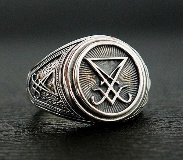retro gothic lucifer satan signet ring stainless steel rock punk seal rings men and women pagan jewelry gift1134632, Golden;silver
retro gothic lucifer satan signet ring stainless steel rock punk seal rings men and women pagan jewelry gift1134632, Golden;silver