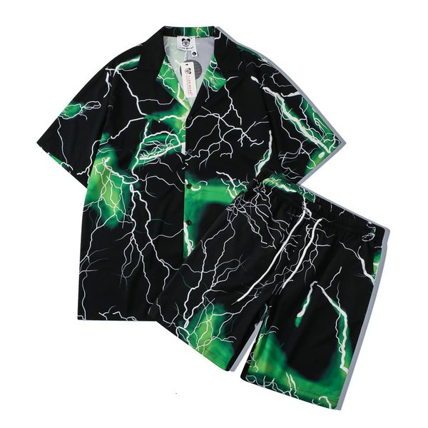 men's tracksuits full lightning print lapel shirts sets men and women streetwear hawaiian beach clothes y2k casual oversized loose sets, Gray
men's tracksuits full lightning print lapel shirts sets men and women streetwear hawaiian beach clothes y2k casual oversized loose sets, Gray