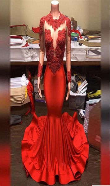 red long sleeves prom dresses sheer neck satin lace beads sweep train cocktail party gowns custom size evening wear6519128, Black
red long sleeves prom dresses sheer neck satin lace beads sweep train cocktail party gowns custom size evening wear6519128, Black