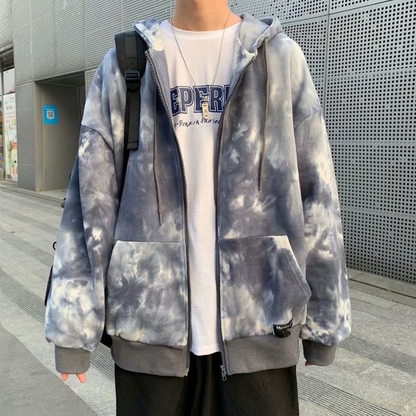 men's hoodies sweatshirts tie-dye cardigan hoodie guy autumn winter personality y2k zip sweatshirt youth korean version fashion casual, Black
men's hoodies sweatshirts tie-dye cardigan hoodie guy autumn winter personality y2k zip sweatshirt youth korean version fashion casual, Black