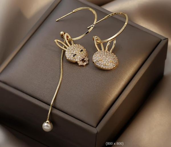 stud asymmetric cute bunny temperament personalized long tassel earrings 230714, Golden;silver
stud asymmetric cute bunny temperament personalized long tassel earrings 230714, Golden;silver