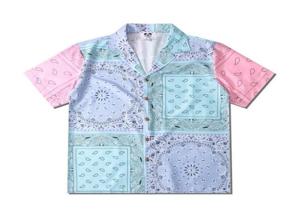 2021 europe america spring cool summer bandanna paisley beach shirt young men women fresh patchwork short sleeve casual hip hop te6599954, White;black
2021 europe america spring cool summer bandanna paisley beach shirt young men women fresh patchwork short sleeve casual hip hop te6599954, White;black