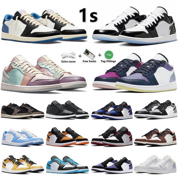 jumpman 1 low 1s mens basketball shoes concord mismatched multi pastel cactus fragment shadow bred toe magenta unc true blue men women train, Black
jumpman 1 low 1s mens basketball shoes concord mismatched multi pastel cactus fragment shadow bred toe magenta unc true blue men women train, Black