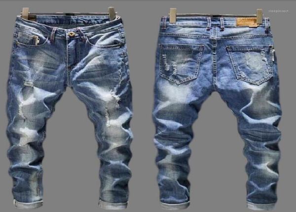 ripped jeans men slim fit hole skinny feet pants stretch streetwear frayed hip hop distressed casual male denim trousers5433257, Blue
ripped jeans men slim fit hole skinny feet pants stretch streetwear frayed hip hop distressed casual male denim trousers5433257, Blue