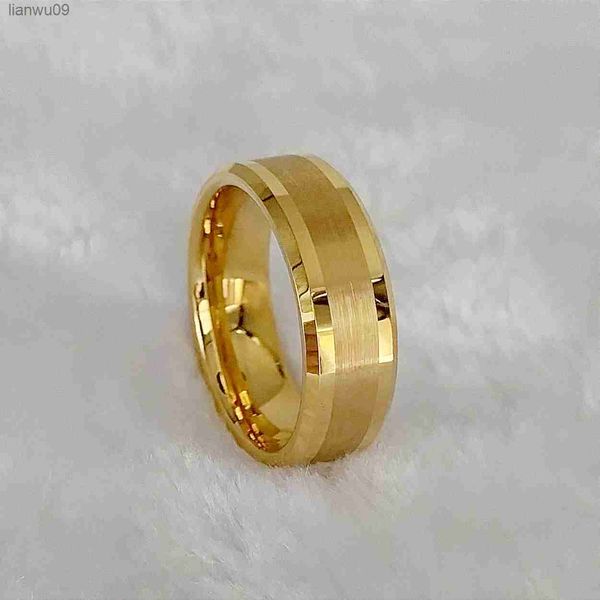 18k gold plated wedding band finger rings for men male boys genuine tungsten carbide fashion western jewelry l230704, Golden;silver
18k gold plated wedding band finger rings for men male boys genuine tungsten carbide fashion western jewelry l230704, Golden;silver
