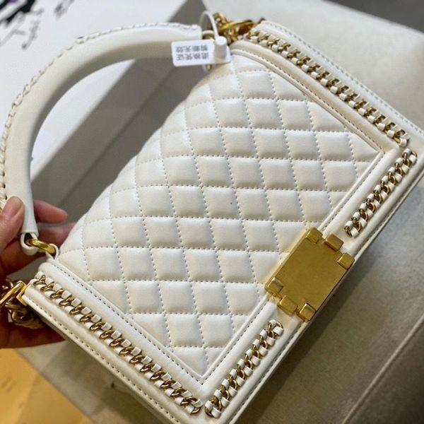 cc bag handle boy designer bag handbag shoulder bag sling side bag calfskin silver gold tone metal adjustable chain purse metal lock gabriel
cc bag handle boy designer bag handbag shoulder bag sling side bag calfskin silver gold tone metal adjustable chain purse metal lock gabriel