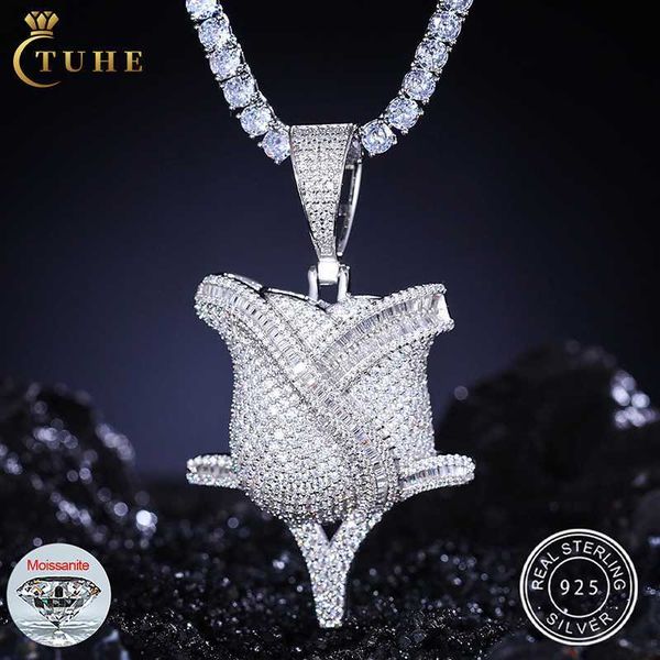 wholesale hip hop jewelry pass diamond tester 925 sterling silver full vvs moissanite diamond iced out rose flower pendant
wholesale hip hop jewelry pass diamond tester 925 sterling silver full vvs moissanite diamond iced out rose flower pendant