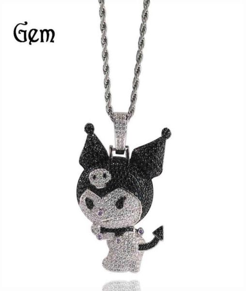 gu meng039s new zircon little devil kuromi kulomi cartoon pendant necklace personalized versatile dign necklace11942513831710, Silver
gu meng039s new zircon little devil kuromi kulomi cartoon pendant necklace personalized versatile dign necklace11942513831710, Silver