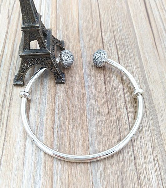 moments silver open bangle with pave caps authentic 925 sterling silver fits european style jewelry charms beads andy jewel 596438cz7620310, Black
moments silver open bangle with pave caps authentic 925 sterling silver fits european style jewelry charms beads andy jewel 596438cz7620310, Black