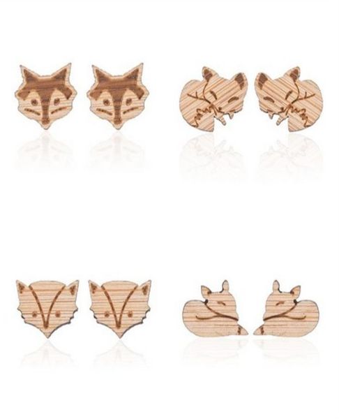 handmade wood ear studs fox charm light weight stud earrings fashion jewelry party gift original color wood earrings3296592, Golden;silver
handmade wood ear studs fox charm light weight stud earrings fashion jewelry party gift original color wood earrings3296592, Golden;silver