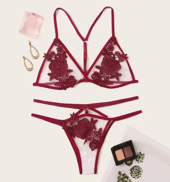 women underwear set bra set flower embroidered applique lace bra sleepwear red lingerie set9525614, Red;black
women underwear set bra set flower embroidered applique lace bra sleepwear red lingerie set9525614, Red;black