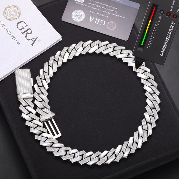 18mm handmade setting shell cuban link chain pass diamond tester 925 sterling silver vvs moissanite iced out cuban necklace
18mm handmade setting shell cuban link chain pass diamond tester 925 sterling silver vvs moissanite iced out cuban necklace