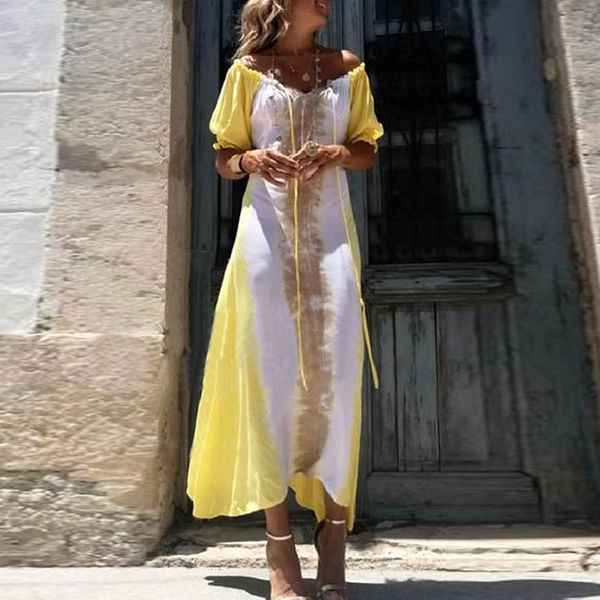 urban dresses spring tie dye print patchwork holiday dres deep v neck tie up long party summer short sleeve backless boho 230714, White;black
urban dresses spring tie dye print patchwork holiday dres deep v neck tie up long party summer short sleeve backless boho 230714, White;black