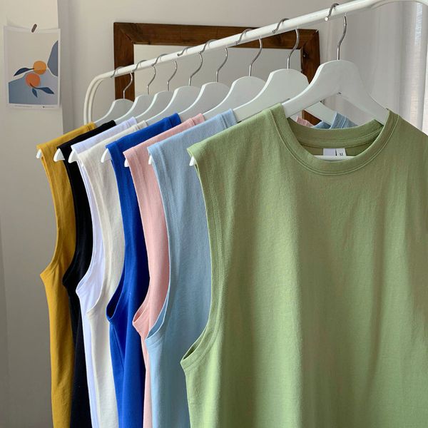 men' tank summer 100 cotton men solid color sleeveless t shirt workout fitness singlets sport vest o neck breathable undershirt 23071, White;black
men' tank summer 100 cotton men solid color sleeveless t shirt workout fitness singlets sport vest o neck breathable undershirt 23071, White;black