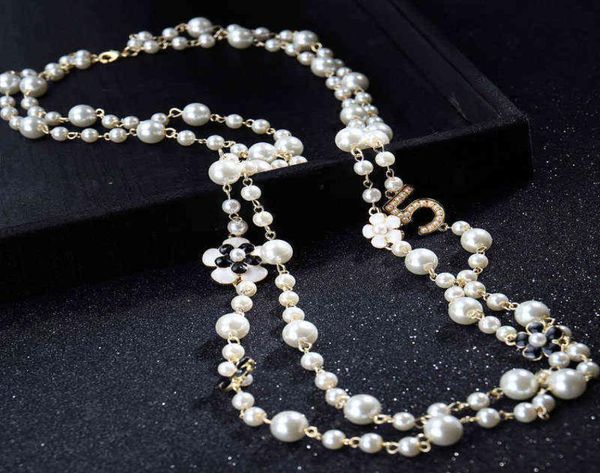 women camellia pearl pendants necklace double layers long chains collares de moda number 5 flower party jewelry6205609, Silver
women camellia pearl pendants necklace double layers long chains collares de moda number 5 flower party jewelry6205609, Silver