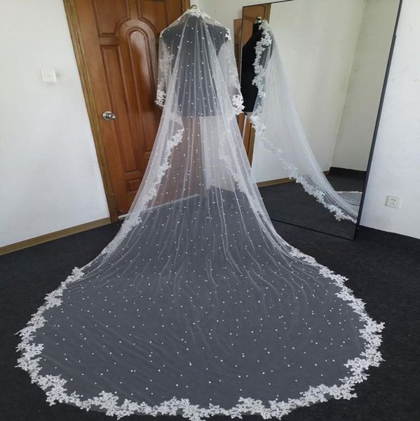 bridal veils real pos white ivory wedding veil long lace one layer cathedral royal pearl accessories6044906, Black
bridal veils real pos white ivory wedding veil long lace one layer cathedral royal pearl accessories6044906, Black