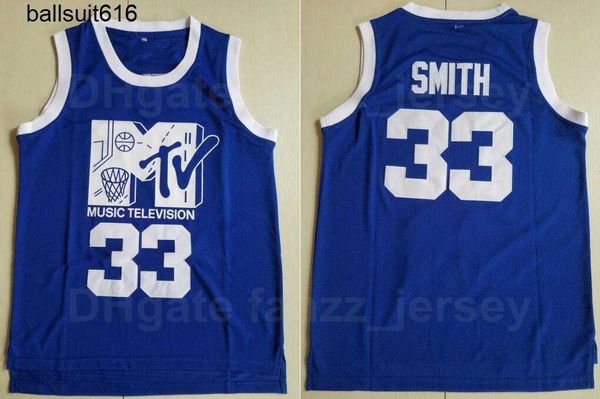 moive 33 smith music television jersey men basketball university team color blue stitched and embroidery sports breathable pure cotton excel, Black;red
moive 33 smith music television jersey men basketball university team color blue stitched and embroidery sports breathable pure cotton excel, Black;red