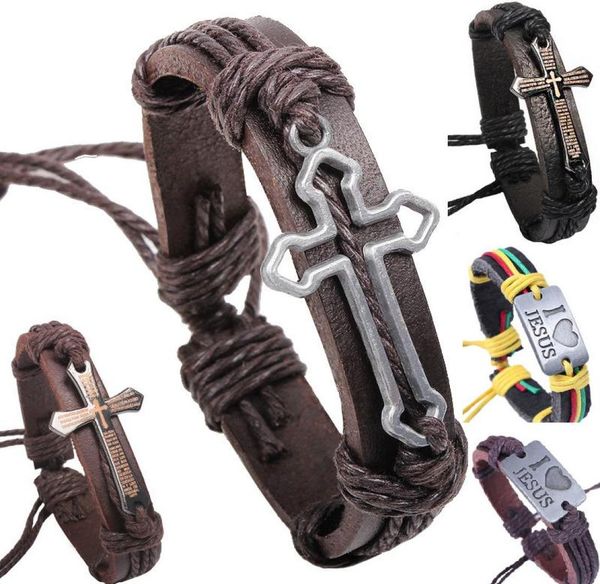 cross bible charm braided bracelet urban jewelry handmade black genuine leather adjustable wristband retro jewelry whole8127344, Golden;silver
cross bible charm braided bracelet urban jewelry handmade black genuine leather adjustable wristband retro jewelry whole8127344, Golden;silver