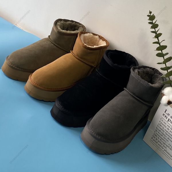 women winter ultra 5854 4cm designer australian platform boots for men real leather warm ankle fur booties luxurious shoe eu44, Black
women winter ultra 5854 4cm designer australian platform boots for men real leather warm ankle fur booties luxurious shoe eu44, Black