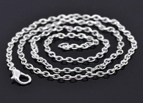 24 strands silver plated lobster clasp link chain necklaces 18quot findings whole jewelry making8099094
24 strands silver plated lobster clasp link chain necklaces 18quot findings whole jewelry making8099094