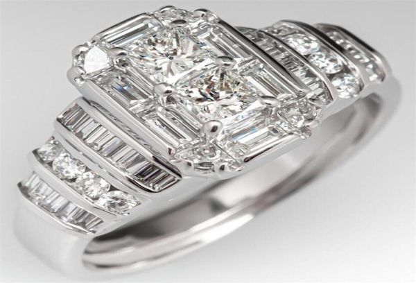 choucong brand wedding rings vintage fashion jewelry 925 sterling silver princess cut white z cz diamond gemstones fashion wom1758489, Slivery;golden
choucong brand wedding rings vintage fashion jewelry 925 sterling silver princess cut white z cz diamond gemstones fashion wom1758489, Slivery;golden