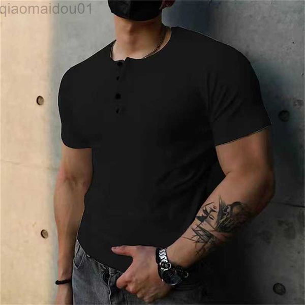 men's t-shirts casual short sleeve buttoned o neck slim t shirts men solid color clothes 2023 spring summer fashion sports tees mens st, White;black
men's t-shirts casual short sleeve buttoned o neck slim t shirts men solid color clothes 2023 spring summer fashion sports tees mens st, White;black