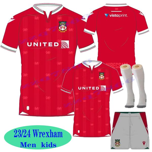 23 24 wrexham soccer jersey men kids jersey 2023 2024 s. boden short sleeve soccer shirt p. rutherford f. takyi shirts kids kits shirt, Black;yellow
23 24 wrexham soccer jersey men kids jersey 2023 2024 s. boden short sleeve soccer shirt p. rutherford f. takyi shirts kids kits shirt, Black;yellow