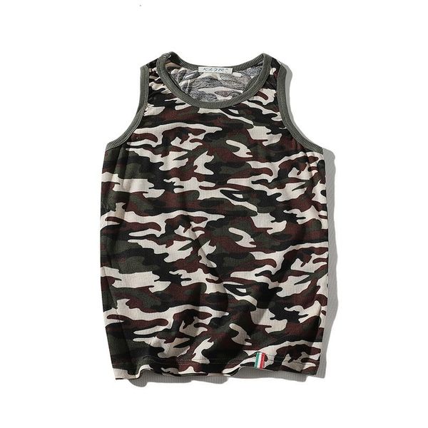mens tank summer fashion camouflage men casual oneck cotton streetwear outdoor sleeveless vest for 230713, White;black
mens tank summer fashion camouflage men casual oneck cotton streetwear outdoor sleeveless vest for 230713, White;black