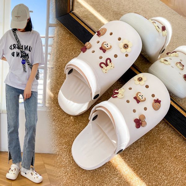 slippers diy hole shoes summer cute cartoon thick bottom soft eva sandy beach slippers summer wading non-slip women slippers 230713, Black
slippers diy hole shoes summer cute cartoon thick bottom soft eva sandy beach slippers summer wading non-slip women slippers 230713, Black