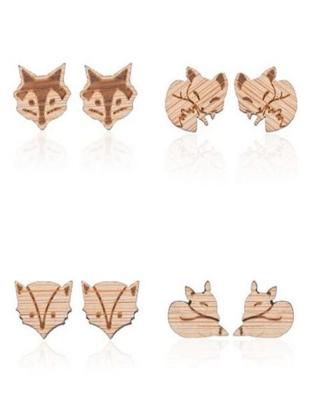 handmade wood ear studs fox charm light weight stud earrings fashion jewelry party gift original color wood earrings2183105, Golden;silver
handmade wood ear studs fox charm light weight stud earrings fashion jewelry party gift original color wood earrings2183105, Golden;silver