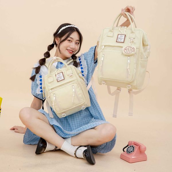 new cute cartoon backpack men's and women's simple bag large portable travel backpack
new cute cartoon backpack men's and women's simple bag large portable travel backpack