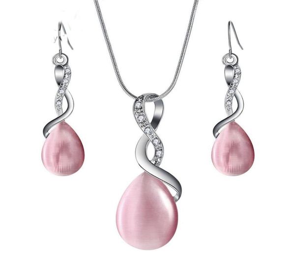 fashion opal jewelry sets for woman cubic zirconia water drop necklace pendant earrings statement bridal wedding party gift1632895, Silver
fashion opal jewelry sets for woman cubic zirconia water drop necklace pendant earrings statement bridal wedding party gift1632895, Silver