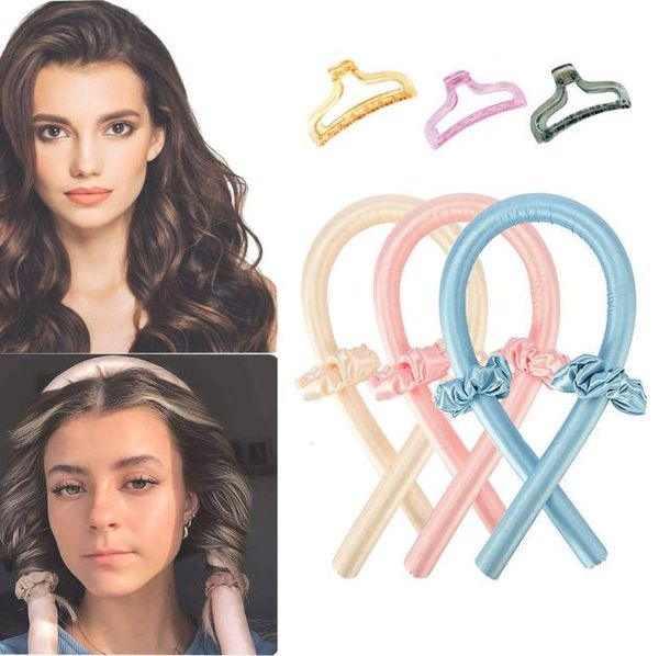heatless curling rod curls headband lazy no heat curler hair accessories set silk ribbon sleeping curly hair styling tools2102239, Silver
heatless curling rod curls headband lazy no heat curler hair accessories set silk ribbon sleeping curly hair styling tools2102239, Silver