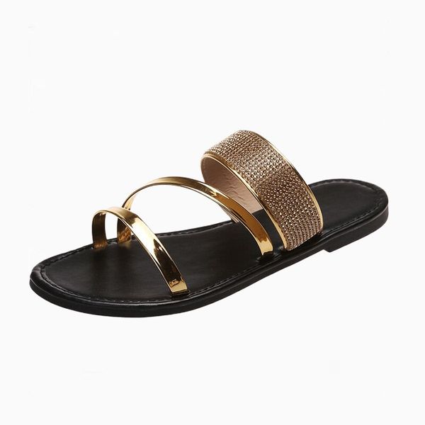 summer women's sandals flat sandals shiny rhinestone anti-slip fashion women's beach sandals leisure outdoor sandals., Black
summer women's sandals flat sandals shiny rhinestone anti-slip fashion women's beach sandals leisure outdoor sandals., Black