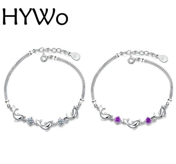 hywo shop unique diy 925 silver zircon crystal dolphin bracelet for fashion women gift pulseras factory direct special whole1287346, Black
hywo shop unique diy 925 silver zircon crystal dolphin bracelet for fashion women gift pulseras factory direct special whole1287346, Black
