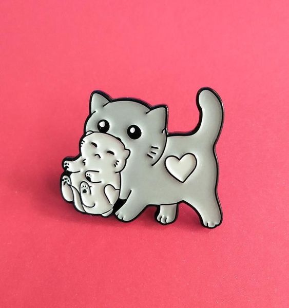 cartoon cat mother carrying baby cat enamel pins cute brooches for love heart animal enamel pin jewelry gift for kid accessories8117017, Blue
cartoon cat mother carrying baby cat enamel pins cute brooches for love heart animal enamel pin jewelry gift for kid accessories8117017, Blue