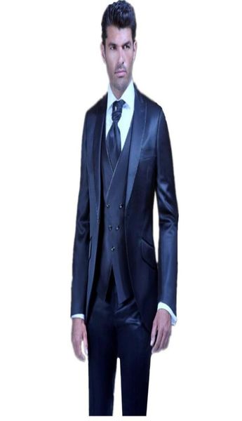 fashionable groomsmen peak lapel groom tuxedos shiny blue men suits weddingprom man blazerbridegroomjacketpantsvesttie3315019, Black;gray
fashionable groomsmen peak lapel groom tuxedos shiny blue men suits weddingprom man blazerbridegroomjacketpantsvesttie3315019, Black;gray