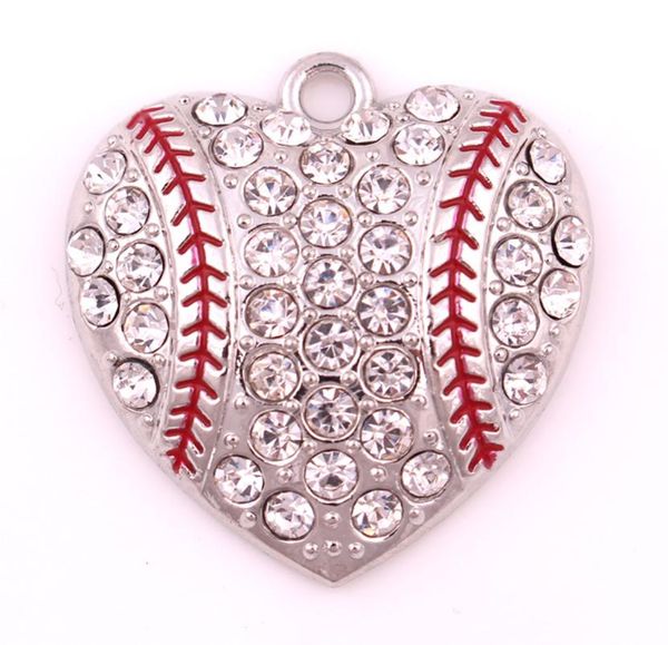 sport jewelry new products ship 10pcs a lot rhodium plated zinc with sparkling crystals baseball or softball heart sports pen9871294, Silver
sport jewelry new products ship 10pcs a lot rhodium plated zinc with sparkling crystals baseball or softball heart sports pen9871294, Silver