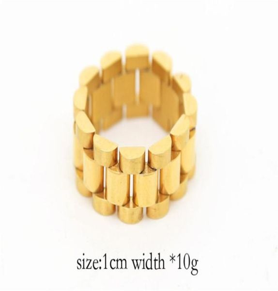 hip hop men stainless steel chain punk style 24k gold three row watch strap golden rings fashion party jewelry gift5900772, Golden;silver
hip hop men stainless steel chain punk style 24k gold three row watch strap golden rings fashion party jewelry gift5900772, Golden;silver