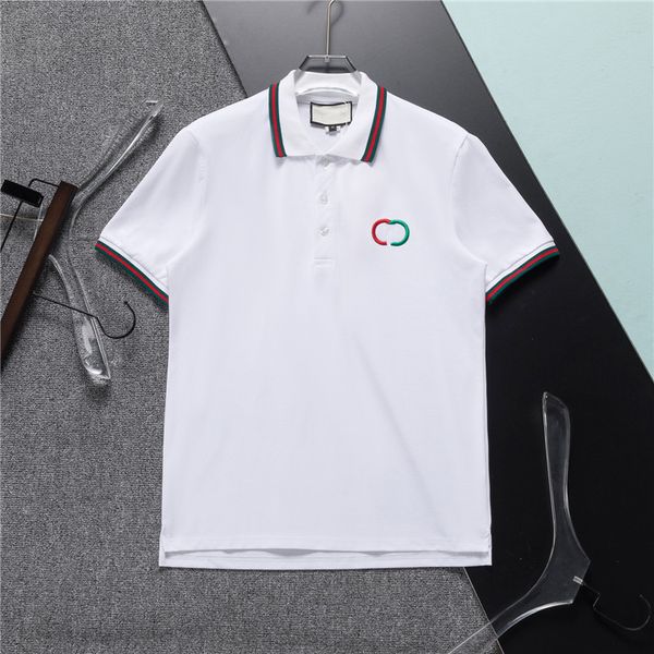 mens designer polo shirt summer shirt embroidery short sleeve casual men t shirt, White;black
mens designer polo shirt summer shirt embroidery short sleeve casual men t shirt, White;black