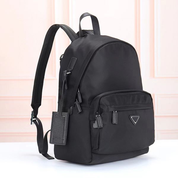 large capacity backpack mens and womens backpack solid color nylon travel backpack fashion triangle handbag 2066
large capacity backpack mens and womens backpack solid color nylon travel backpack fashion triangle handbag 2066