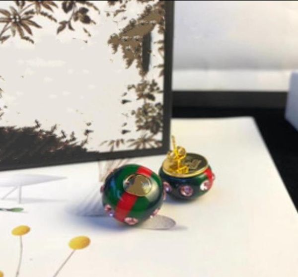 fashion earring round green and red enamel with pink diamond stud earring 18k gold plated style women jewelry gift ps74244501930, Golden
fashion earring round green and red enamel with pink diamond stud earring 18k gold plated style women jewelry gift ps74244501930, Golden